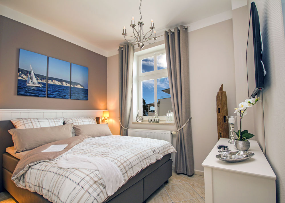 Blick in das Schlafzimmer Blick in das Schlafzimmer